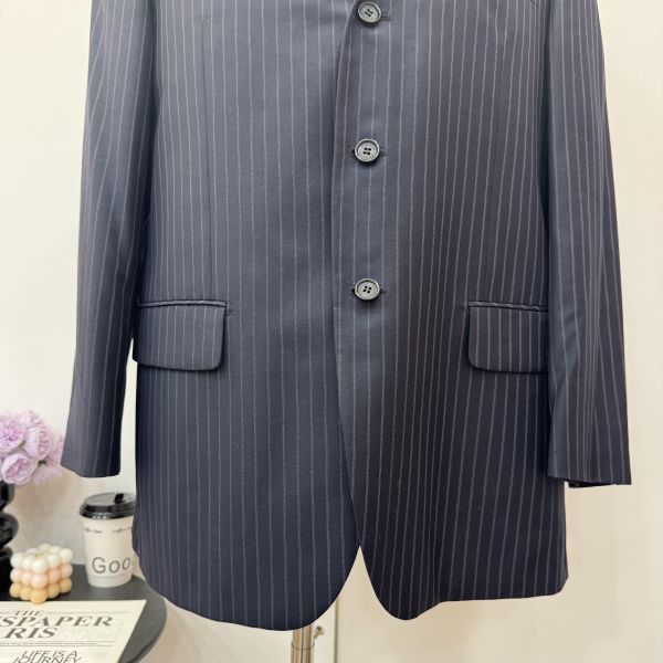 Givenchy 條紋男士西裝外套 