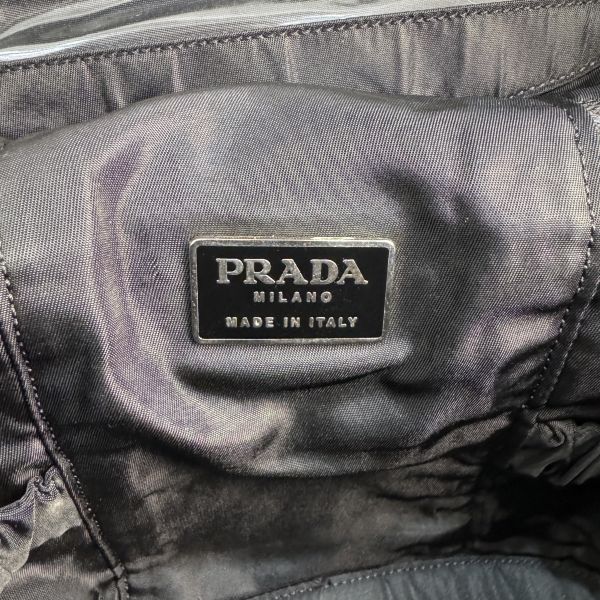 Prada 經典尼龍三角標化妝箱 手提包 