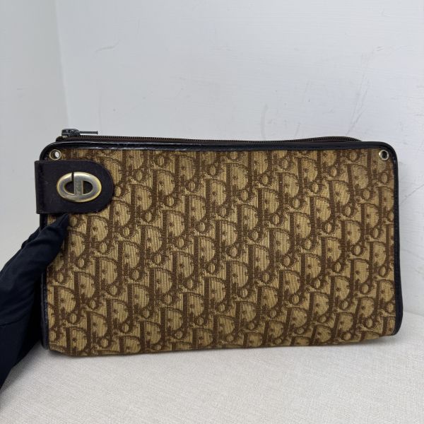 Dior Vintage 經典老花復古手拿包 