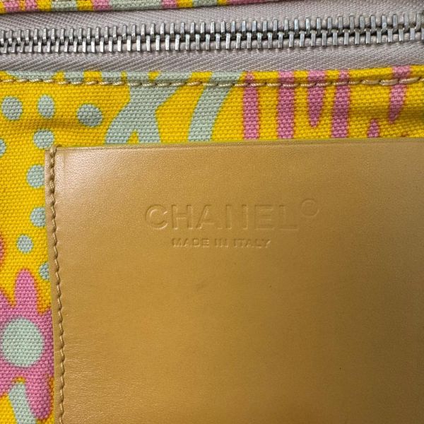 （出清特惠）Chanel 春日圖花草編沙灘包 