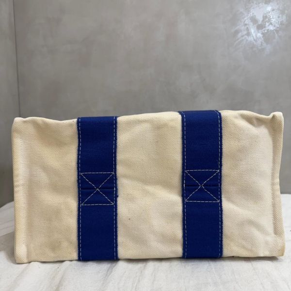 Hermès  Herbag Cabas 克萊因藍提把帆布托特包 