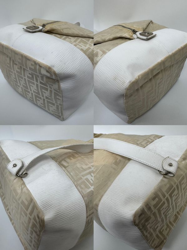 Fendi 奶茶色法棍包 