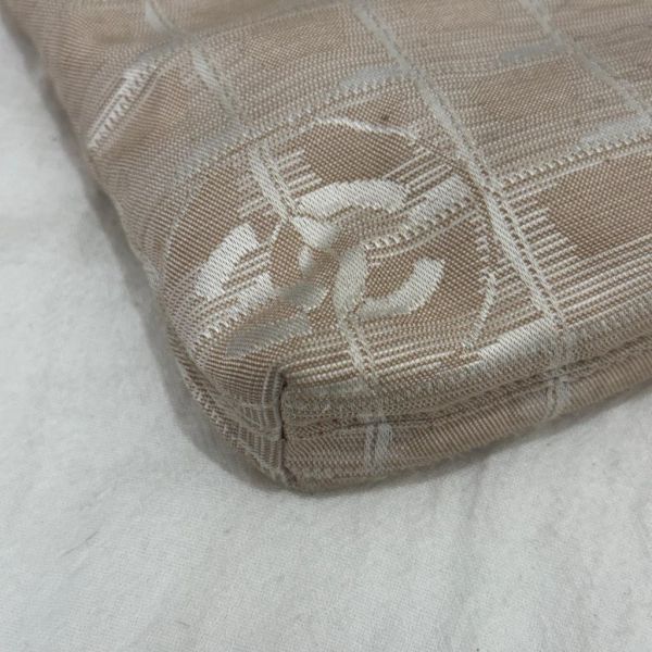 CHANEL 奶茶色冰磚手提包 