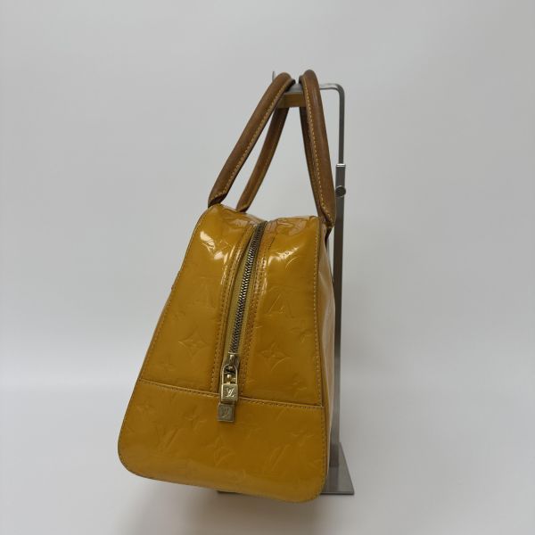 Louis Vuitton路易威登 芥末黃漆皮系列 手提包 