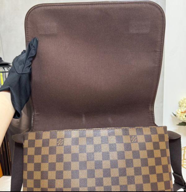 Louis Vuitton Brooklyn GM 棋盤格郵差包 