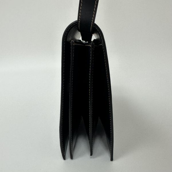 Testini 鐵獅東尼 黑色皮革斜背包 