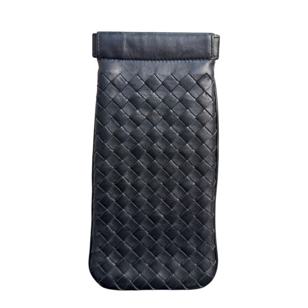 Bottega Veneta 經典Intrecciato 編織小羊皮眼鏡盒 / 太陽眼鏡套* 