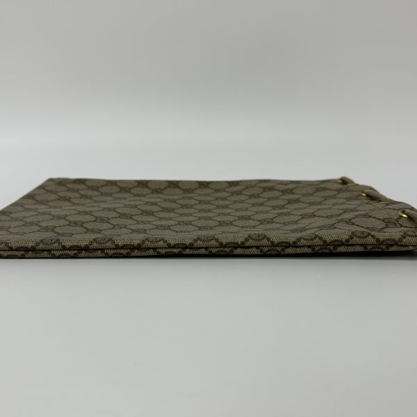 Gucci 古馳 復古 GG Supreme 抽繩手拿包/束口袋 