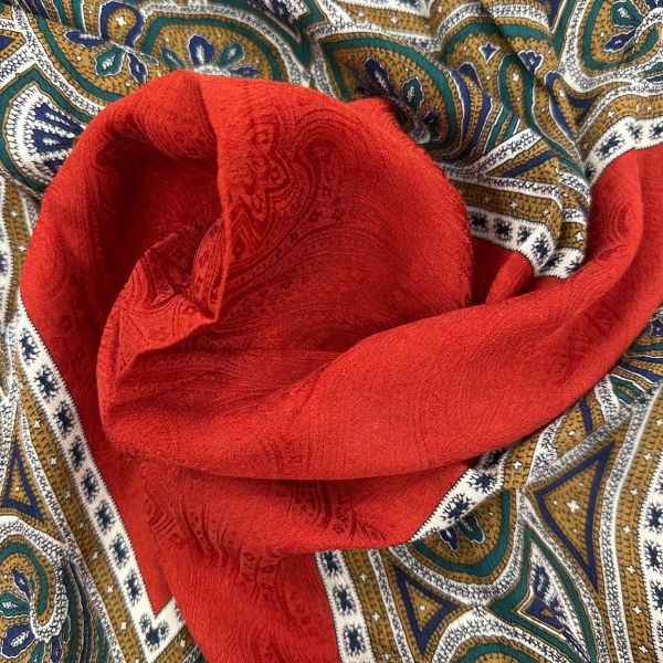 YSL 聖羅蘭 經典復古絲巾 