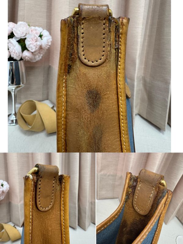 Hermès  Evelyne牛仔帆布包 