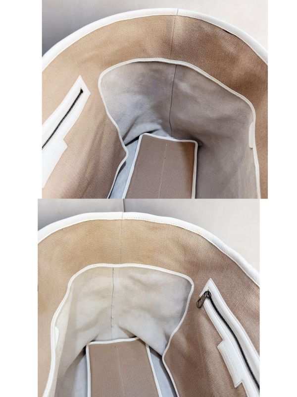 Bottega Veneta白色鹿皮皮革托特包 