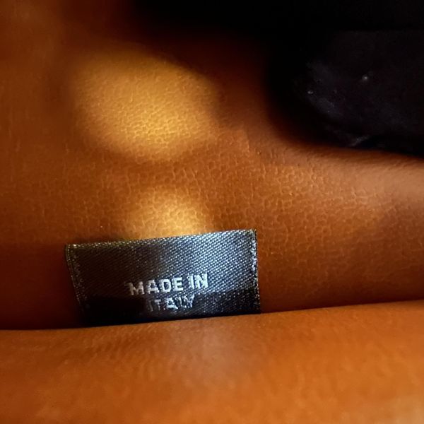 Bally 復古浮雕B黑棕雙色皮革手提包Tote Bag /公事包* 