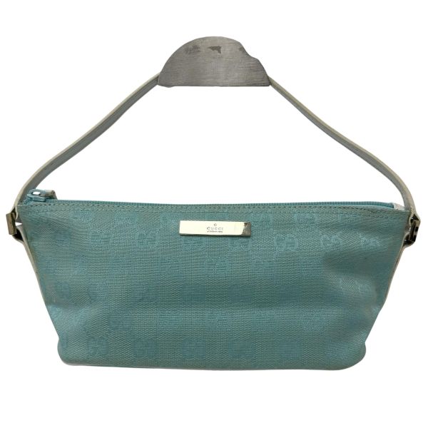 Gucci 古馳 緹花帆布船型小包 