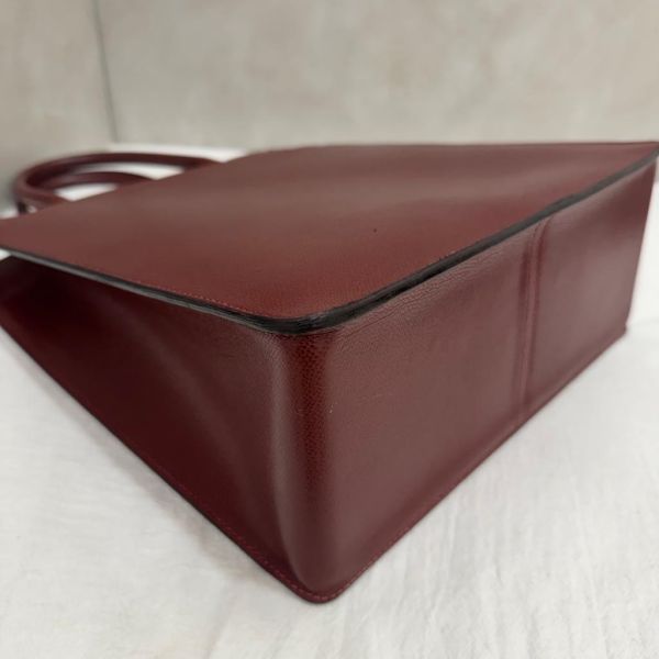 Hermès whitebus 酒紅手提托特包 
