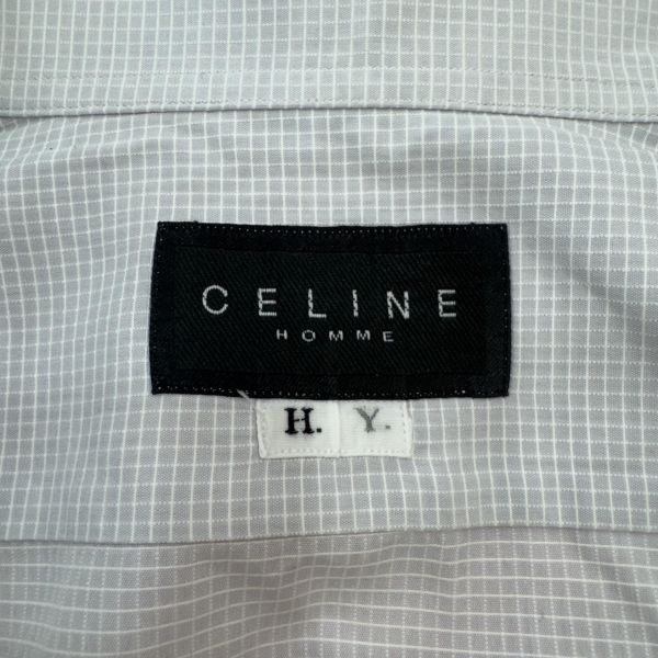 Celine 簡約淺藍色長袖襯衫 