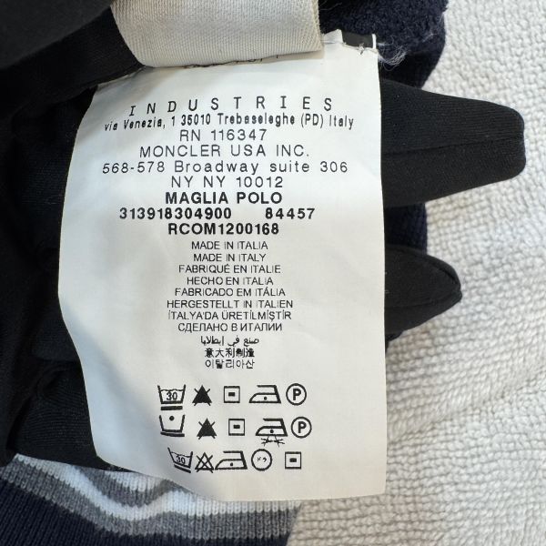 Moncler 海軍藍Polo 衫 