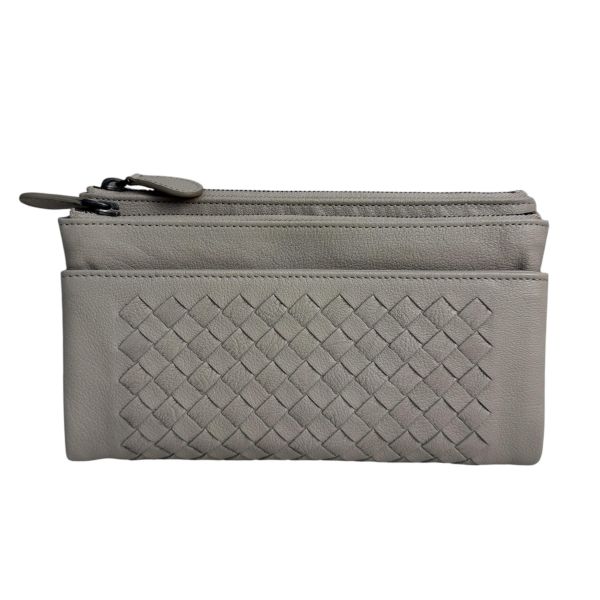 Bottega Veneta 編織拉鍊手拿包 
