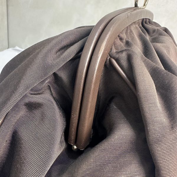 Celine 咖啡色手拿包 