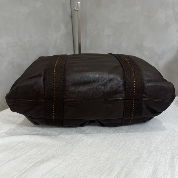 Hermès 咖色手提肩背包 