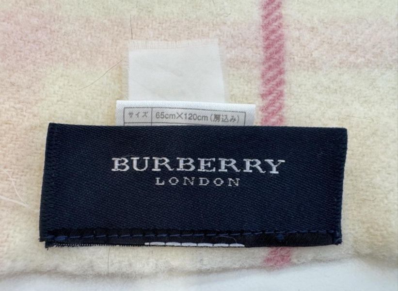BURBERRY 巴寶莉 純羊毛 經典格紋 羊毛圍巾 披肩 流蘇 頸巾 