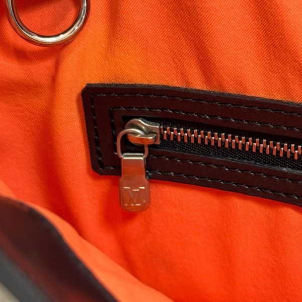 Louis Vuitton 條紋 黑色 手提 