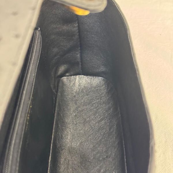 BALLY 鴕鳥皮手提化妝包 