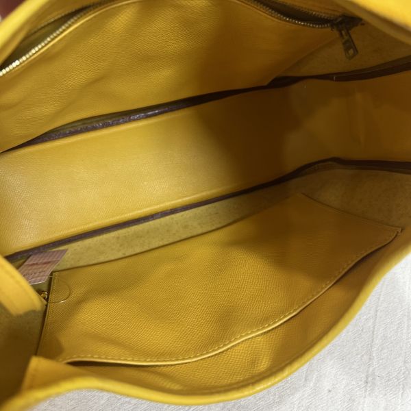 Hermès 黃色 tsako單肩包 