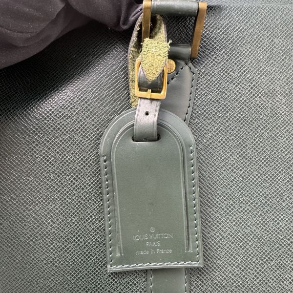 Louis Vuitton 墨綠色 衣服收納手提旅行袋 