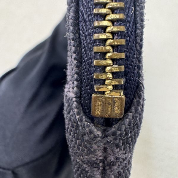 Louis Vuitton 黑色提花布零錢包 