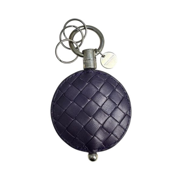 BV 中古紫色小編織鑰匙圈吊飾 