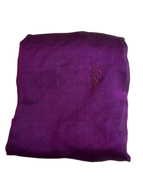 YSL 聖羅蘭 卡珊德拉圍巾 披肩 vintage 