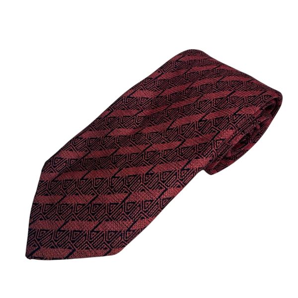 Dior Monsieur紅色 領帶 領結 絲綢（中古） 