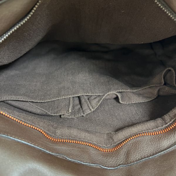 Hermès 咖色手提肩背包 