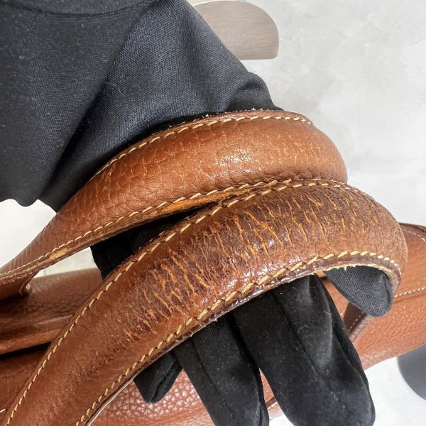 Hermès 金棕手袋 