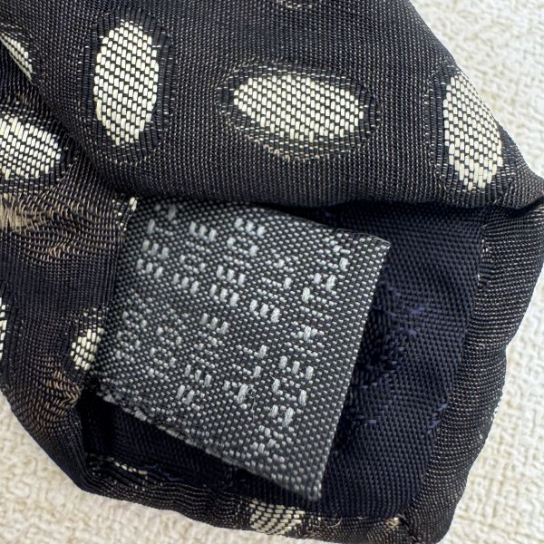 Bally  黑 橢圓形點點 領帶 領結 絲綢（中古） 