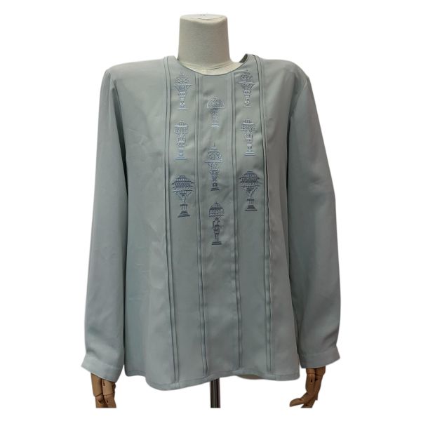 Burberry 復古刺繡上衣 