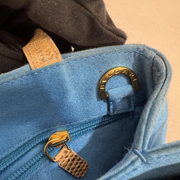 BVLGARI 寶格麗 絲綢緞面肩背包 