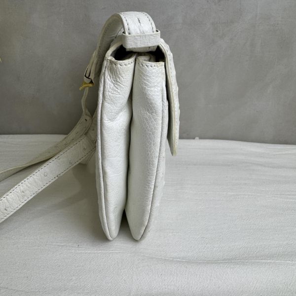 celine 鴕鳥皮古董單肩包 