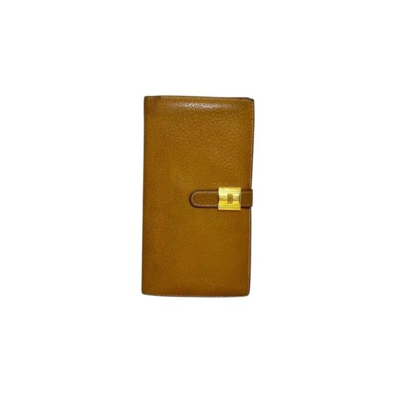 Hermès 駝色長夾 