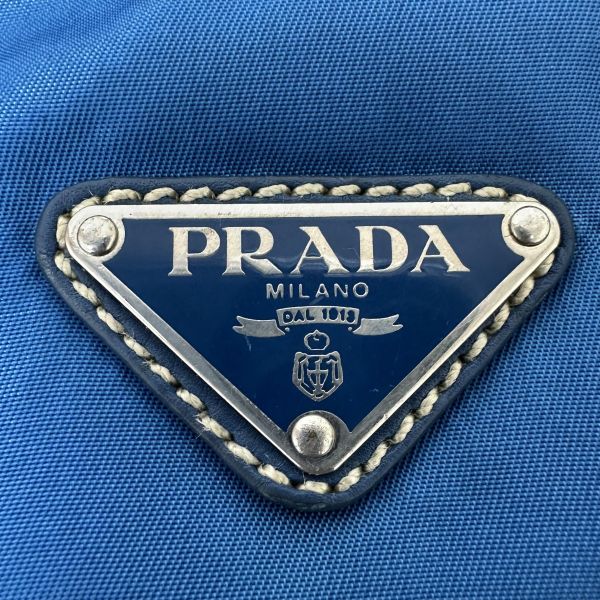 PRADA 寶藍色托特包 