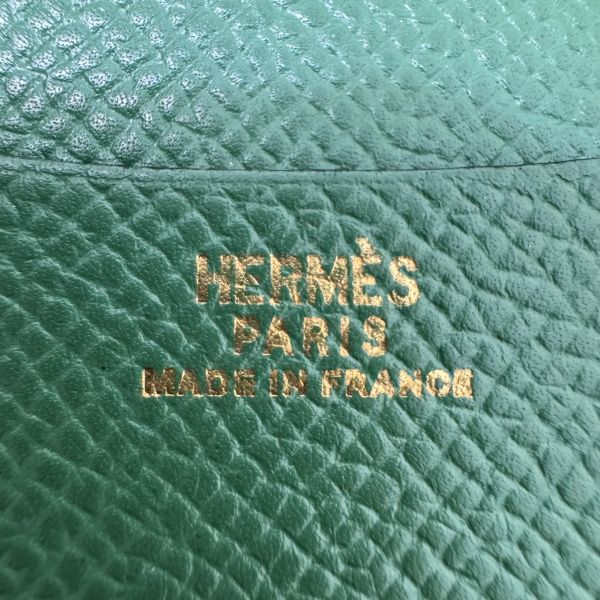 Hermes 綠色 卡夾 
