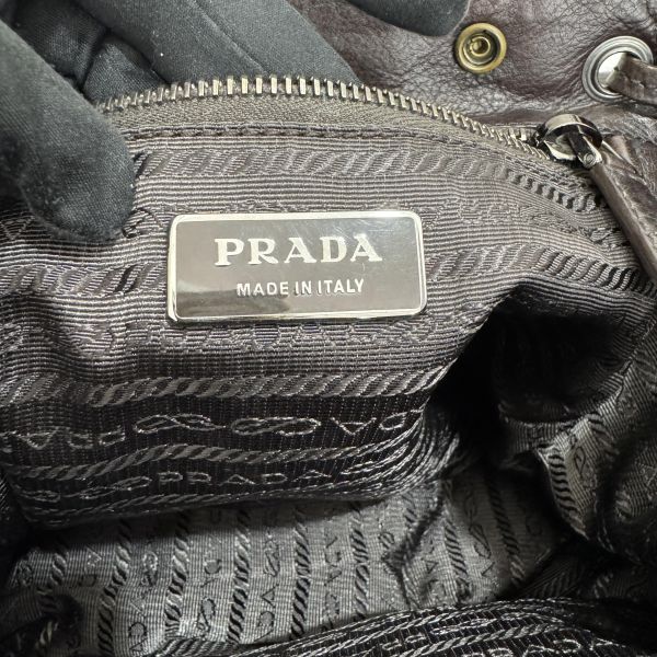 Prada 普拉達 Archive 尼龍皮革拼接郵差包 