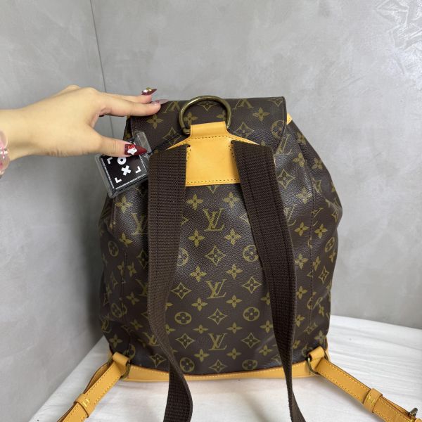 LV Montsouris 老花雙肩包 