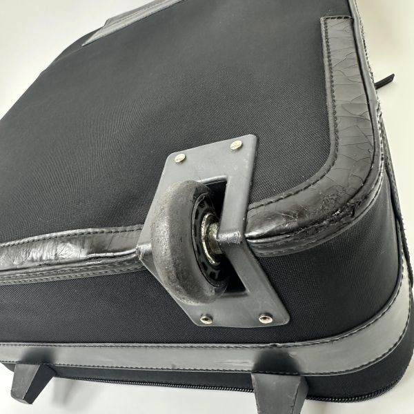 Gucci 黑色尼龍拉桿行李箱 