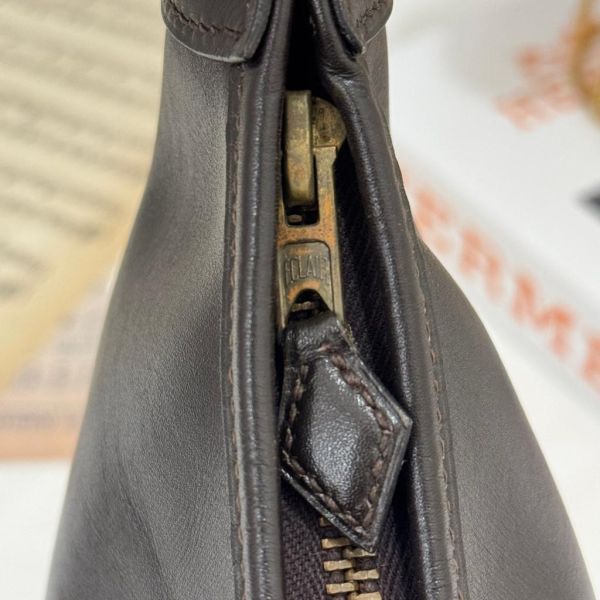 Hermès trim 31 深咖色肩背包 