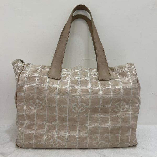 Chanel 奶茶色香奈兒冰格托特包 