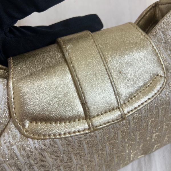 Dior 迪奧 金色晚宴腋下包 