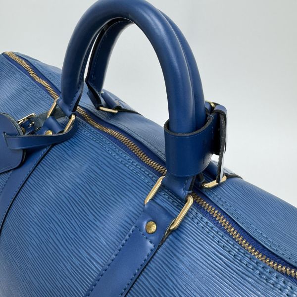 Louis Vuitton Keepall 50藍色旅行袋 