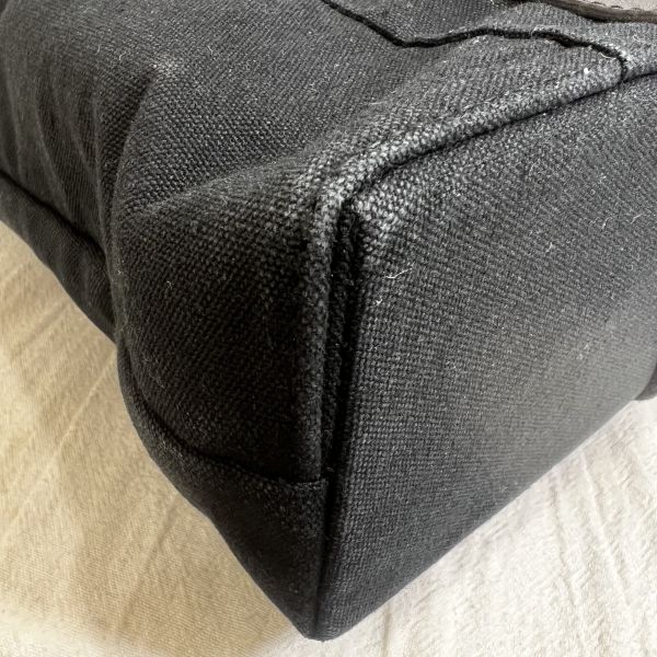 Hermès 愛馬仕 帆布拼皮購物包 