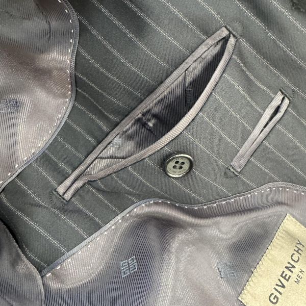 Givenchy 條紋男士西裝外套 